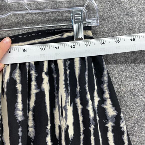 5/$45 Painted Threads Skirt Women M Medium Black Striped Maxi Long Mid Rise - Picture 5 of 9